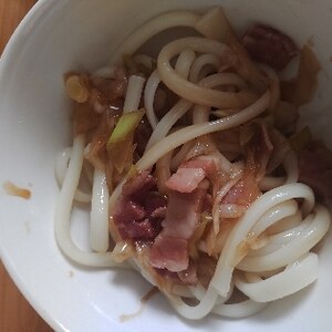 カルボナーラうどん！